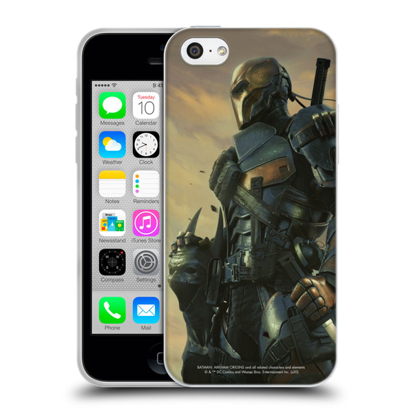 Batman Arkham Origins Key Art Deathstroke 2 Soft Gel Case for Apple iPhone 5c