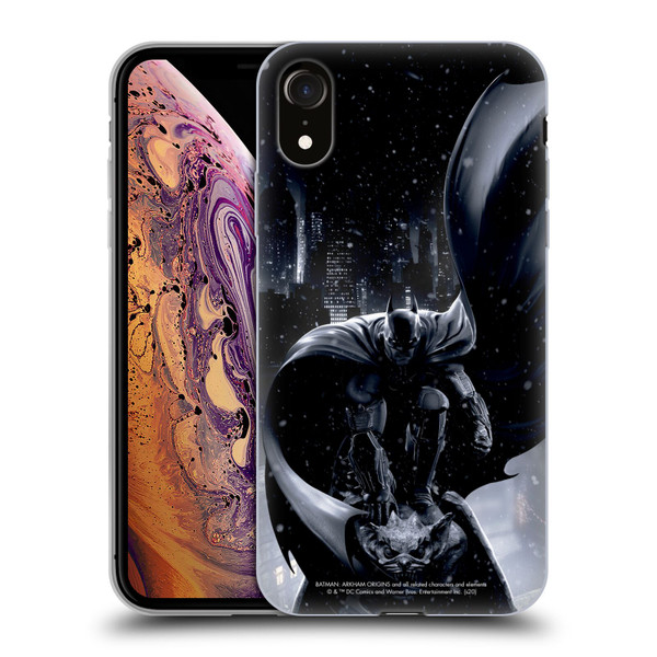 Batman Arkham Origins Key Art Batman Soft Gel Case for Apple iPhone XR