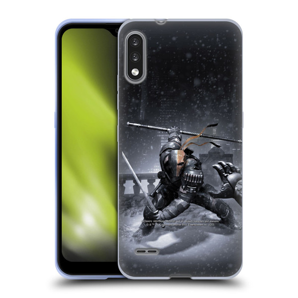 Batman Arkham Origins Key Art Deathstroke Soft Gel Case for LG K22