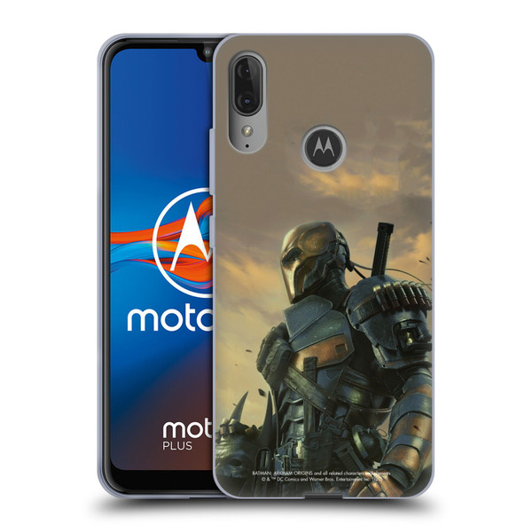 Batman Arkham Origins Key Art Deathstroke 2 Soft Gel Case for Motorola Moto E6 Plus