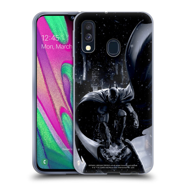 Batman Arkham Origins Key Art Batman Soft Gel Case for Samsung Galaxy A40 (2019)