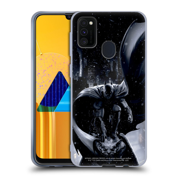 Batman Arkham Origins Key Art Batman Soft Gel Case for Samsung Galaxy M30s (2019)/M21 (2020)