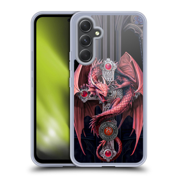 Anne Stokes Dragons Gothic Guardians Soft Gel Case for Samsung Galaxy A54 5G