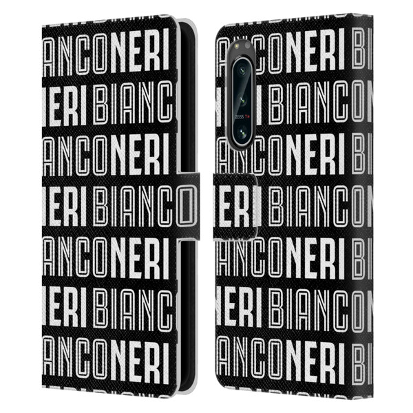 Juventus Football Club Type Bianconeri Leather Book Wallet Case Cover For Sony Xperia 5 IV
