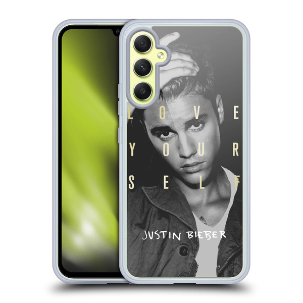 Justin Bieber Purpose B&w Love Yourself Soft Gel Case for Samsung Galaxy A34 5G