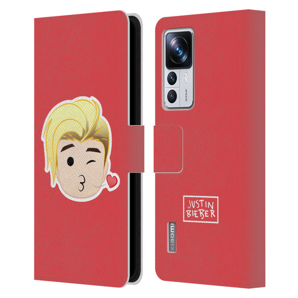 Justin Bieber Justmojis Kiss Leather Book Wallet Case Cover For Xiaomi 12T Pro