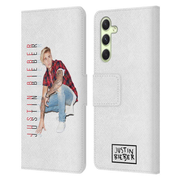 Justin Bieber Purpose Calendar Photo And Text Leather Book Wallet Case Cover For Samsung Galaxy A54 5G