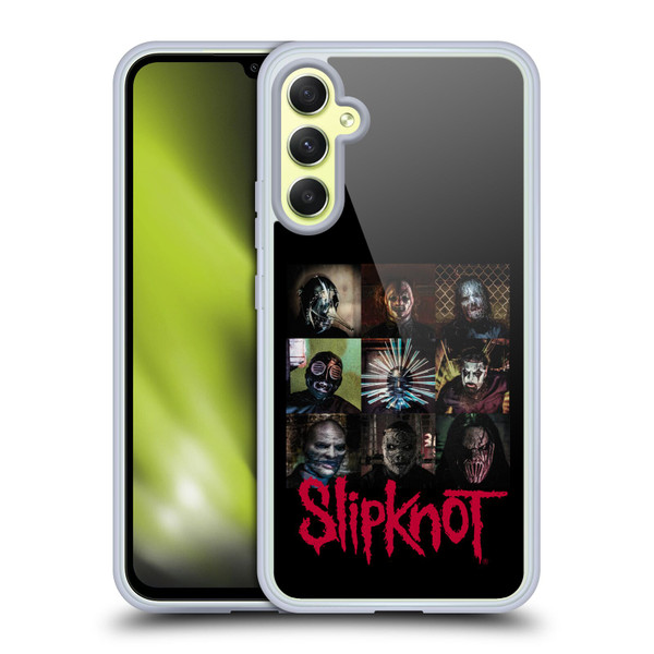 Slipknot Key Art Blocks Soft Gel Case for Samsung Galaxy A34 5G