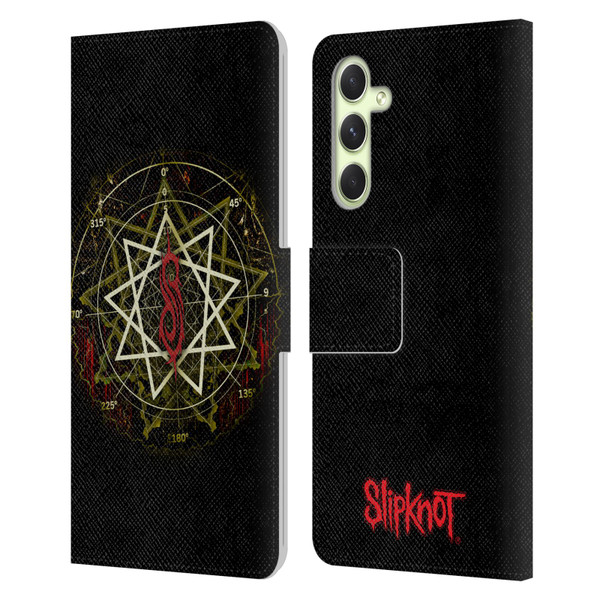 Slipknot Key Art Waves Leather Book Wallet Case Cover For Samsung Galaxy A54 5G