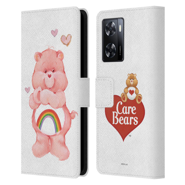 Care Bears Classic Cheer Leather Book Wallet Case Cover For OPPO A57s