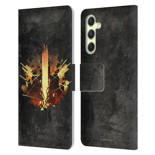 EA Bioware Dragon Age Heraldry Chantry Leather Book Wallet Case Cover For Samsung Galaxy A54 5G