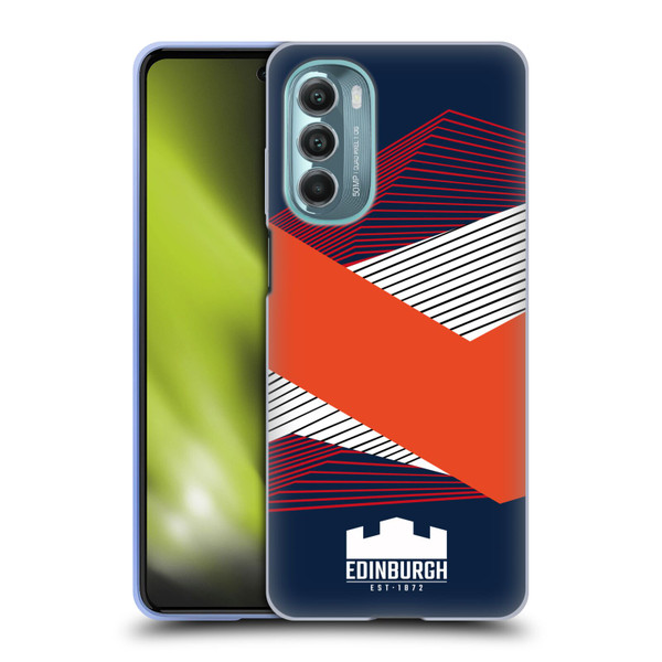 Edinburgh Rugby Graphics Shapes Soft Gel Case for Motorola Moto G Stylus 5G (2022)