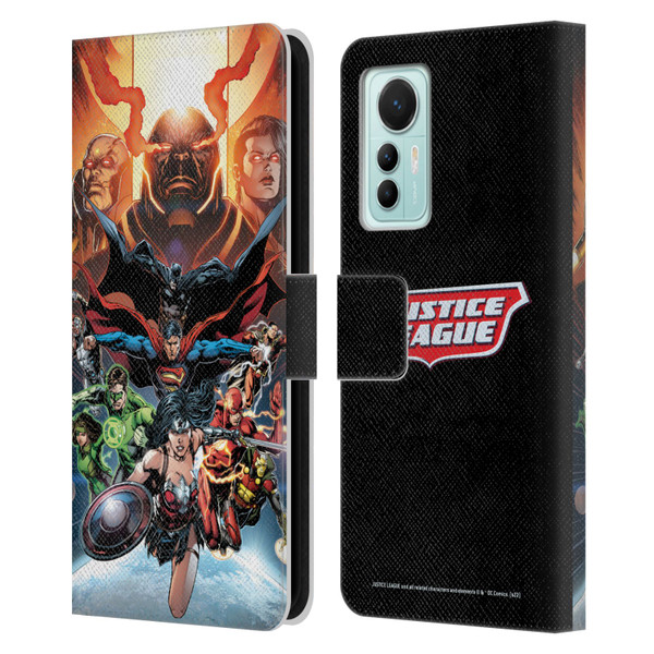 Justice League DC Comics Comic Book Covers #10 Darkseid War Leather Book Wallet Case Cover For Xiaomi 12 Lite