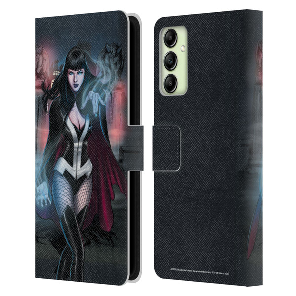 Justice League DC Comics Dark Comic Art Zatanna Futures End #1 Leather Book Wallet Case Cover For Samsung Galaxy A14 5G