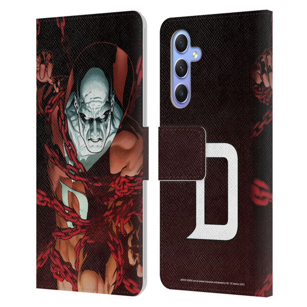 Justice League DC Comics Dark Comic Art Deadman #1 Leather Book Wallet Case Cover For Samsung Galaxy A34 5G