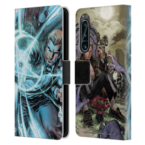 Justice League DC Comics Dark Comic Art Constantine #1 Leather Book Wallet Case Cover For Sony Xperia 5 IV