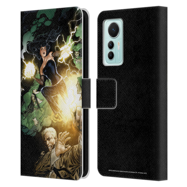 Justice League DC Comics Dark Comic Art Constantine and Zatanna Leather Book Wallet Case Cover For Xiaomi 12 Lite
