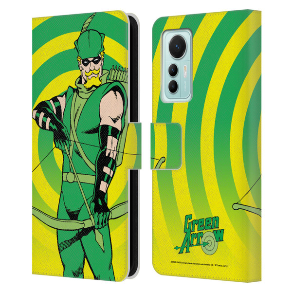 Justice League DC Comics Green Arrow Comic Art Classic Leather Book Wallet Case Cover For Xiaomi 12 Lite