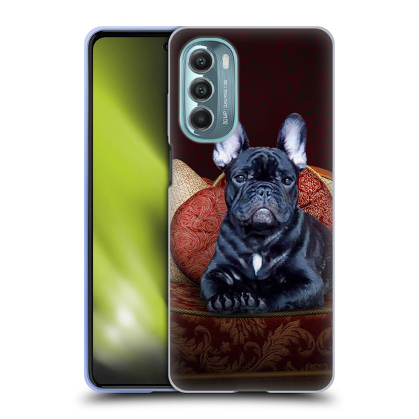 Klaudia Senator French Bulldog 2 Classic Couch Soft Gel Case for Motorola Moto G Stylus 5G (2022)