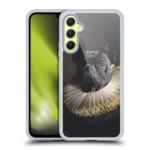 Klaudia Senator French Bulldog 2 King Soft Gel Case for Samsung Galaxy A34 5G