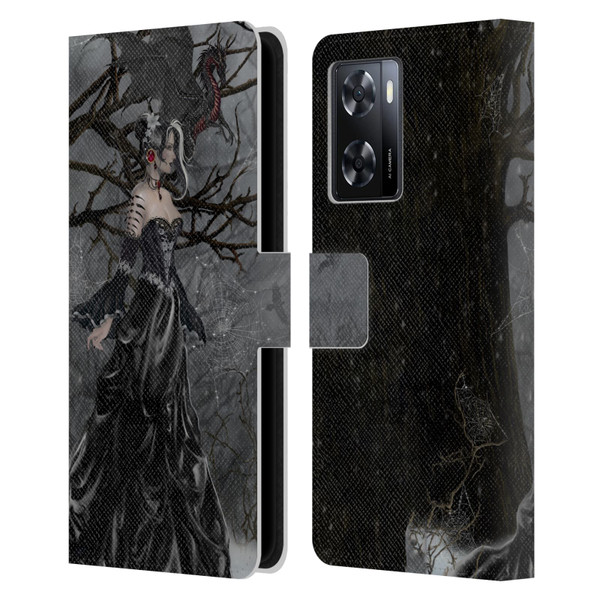 Nene Thomas Deep Forest Queen Gothic Fairy With Dragon Leather Book Wallet Case Cover For OPPO A57s