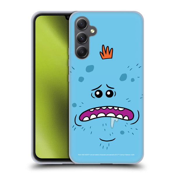 Rick And Morty Season 4 Graphics Mr. Meeseeks Soft Gel Case for Samsung Galaxy A34 5G