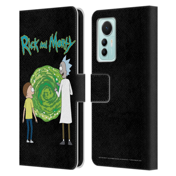 Rick And Morty Season 5 Graphics Character Art Leather Book Wallet Case Cover For Xiaomi 12 Lite