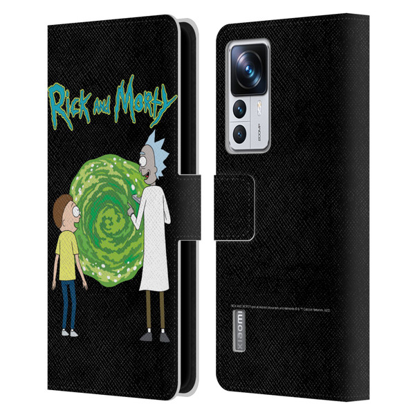 Rick And Morty Season 5 Graphics Character Art Leather Book Wallet Case Cover For Xiaomi 12T Pro
