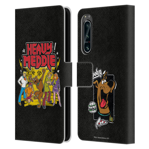 Scooby-Doo Mystery Inc. Heavy Meddle Leather Book Wallet Case Cover For Sony Xperia 5 IV