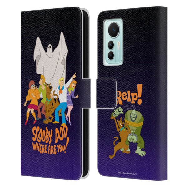 Scooby-Doo Mystery Inc. Where Are You? Leather Book Wallet Case Cover For Xiaomi 12 Lite