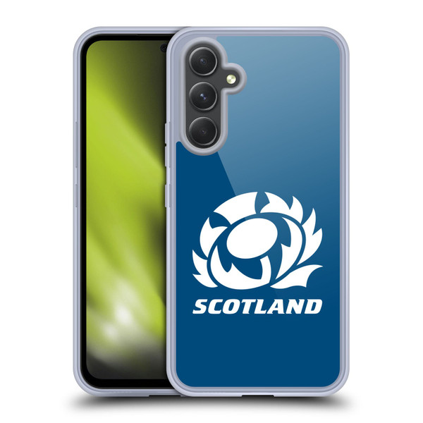 Scotland Rugby Logo 2 Plain Soft Gel Case for Samsung Galaxy A54 5G