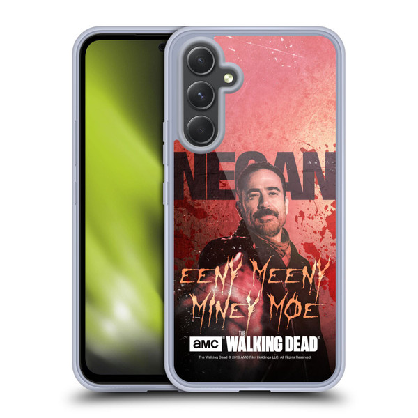 AMC The Walking Dead Negan Eeny Miney Coloured Soft Gel Case for Samsung Galaxy A54 5G