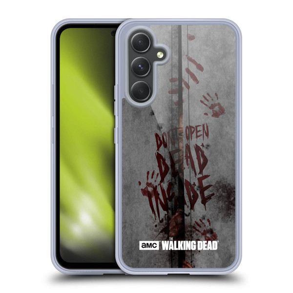 AMC The Walking Dead Typography Dead Inside Soft Gel Case for Samsung Galaxy A54 5G