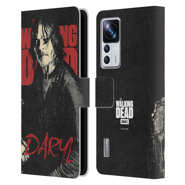 AMC The Walking Dead Season 10 Character Portraits Daryl Leather Book Wallet Case Cover For Xiaomi 12T Pro