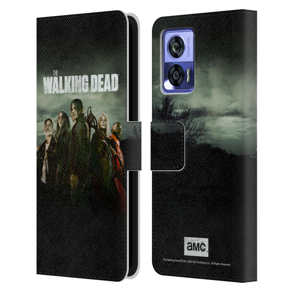 AMC The Walking Dead Season 11 Key Art Poster Leather Book Wallet Case Cover For Motorola Edge 30 Neo 5G