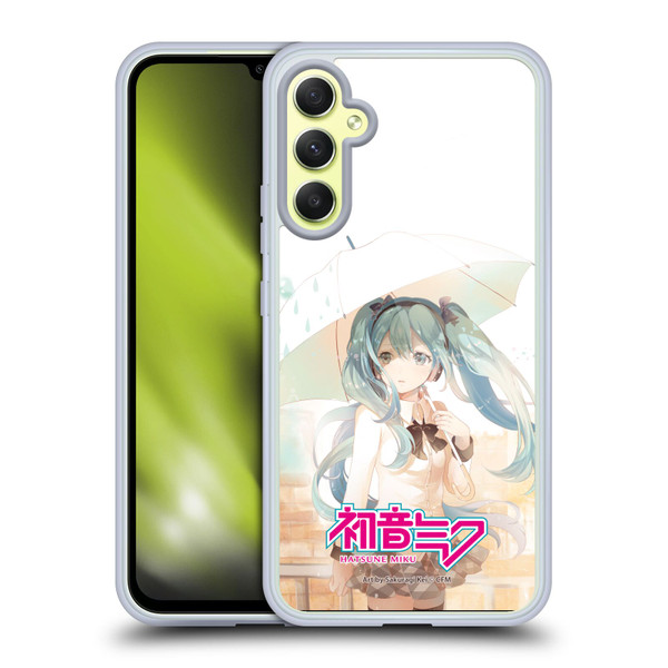 Hatsune Miku Graphics Rain Soft Gel Case for Samsung Galaxy A34 5G