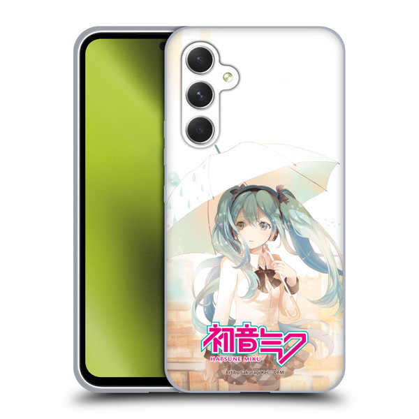 Hatsune Miku Graphics Rain Soft Gel Case for Samsung Galaxy A54 5G
