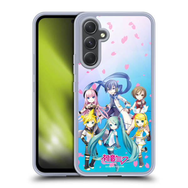 Hatsune Miku Virtual Singers Sakura Soft Gel Case for Samsung Galaxy A54 5G
