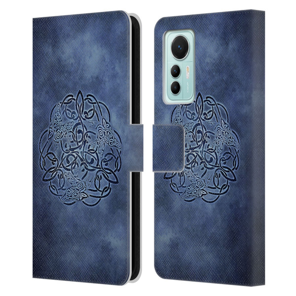 Brigid Ashwood Celtic Wisdom Knot Raven Leather Book Wallet Case Cover For Xiaomi 12 Lite