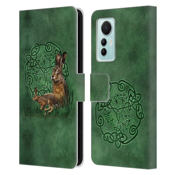 Brigid Ashwood Celtic Wisdom 2 Hare Leather Book Wallet Case Cover For Xiaomi 12 Lite