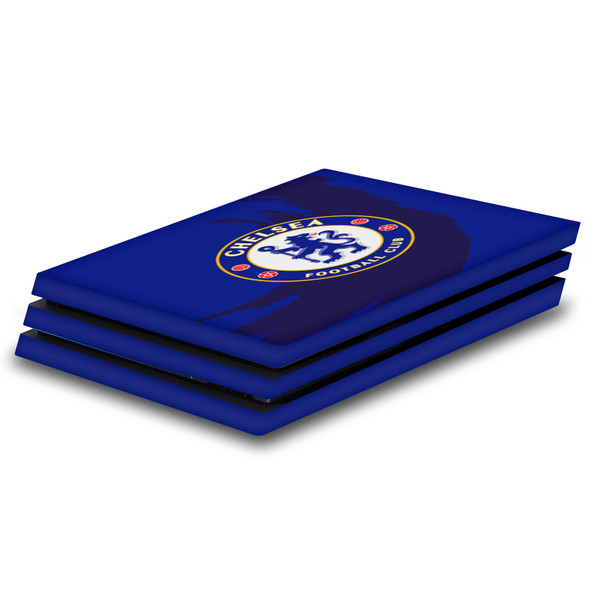Chelsea Football Club Art Sweep Stroke Vinyl Sticker Skin Decal Cover for Sony PS4 Pro Console