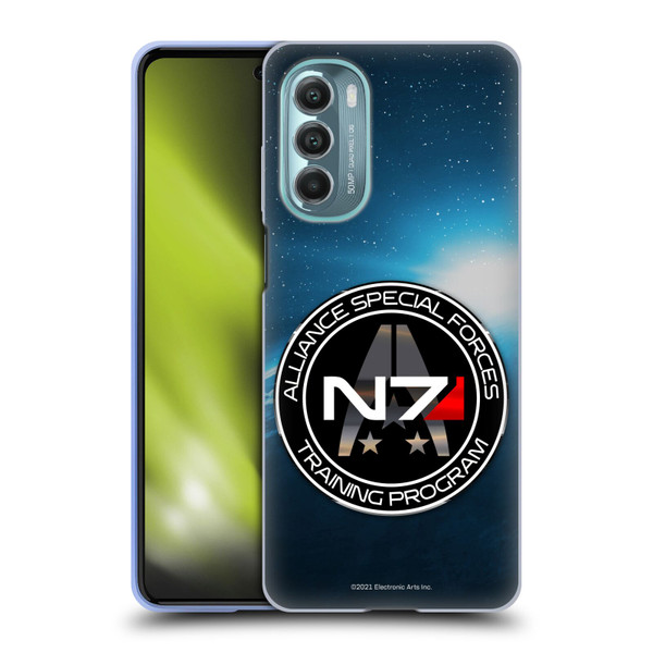 EA Bioware Mass Effect 3 Badges And Logos N7 Training Program Soft Gel Case for Motorola Moto G Stylus 5G (2022)