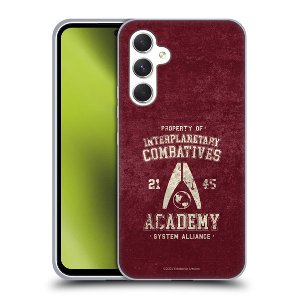 EA Bioware Mass Effect 3 Badges And Logos Interplanetary Combatives Soft Gel Case for Samsung Galaxy A54 5G