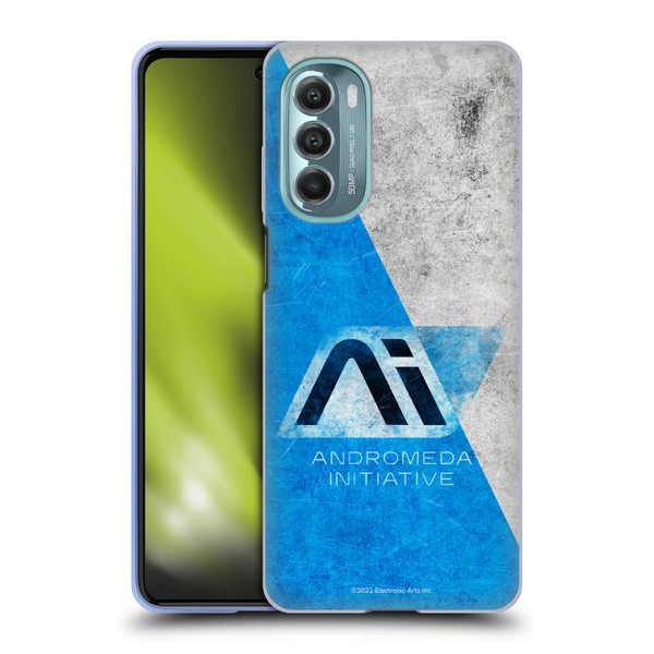 EA Bioware Mass Effect Andromeda Graphics Initiative Distressed Soft Gel Case for Motorola Moto G Stylus 5G (2022)
