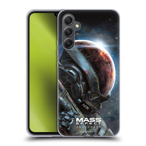 EA Bioware Mass Effect Andromeda Graphics Key Art 2017 Soft Gel Case for Samsung Galaxy A34 5G