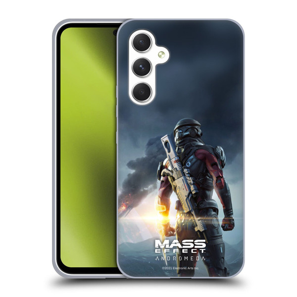 EA Bioware Mass Effect Andromeda Graphics Key Art Super Deluxe 2017 Soft Gel Case for Samsung Galaxy A54 5G