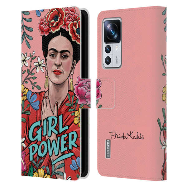 Frida Kahlo Art & Quotes Girl Power Leather Book Wallet Case Cover For Xiaomi 12T Pro
