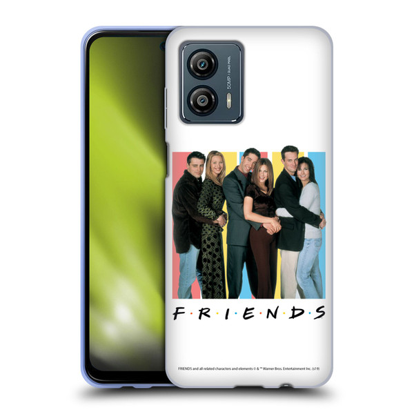 Friends TV Show Logos Cast Soft Gel Case for Motorola Moto G53 5G
