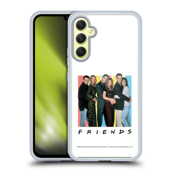 Friends TV Show Logos Cast Soft Gel Case for Samsung Galaxy A34 5G