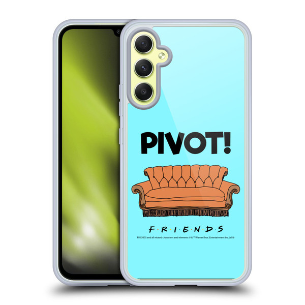 Friends TV Show Quotes Pivot Soft Gel Case for Samsung Galaxy A34 5G